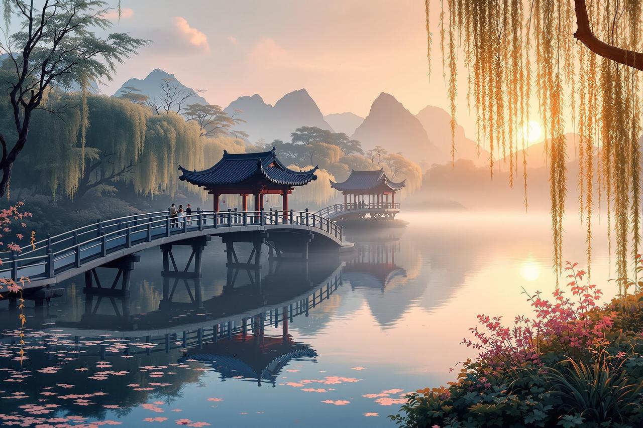 韩漫剧 - 杭州西湖文旅短剧《断桥烟雨》 韩漫剧成功案例 - 杭州西湖文旅短剧《断桥烟雨》